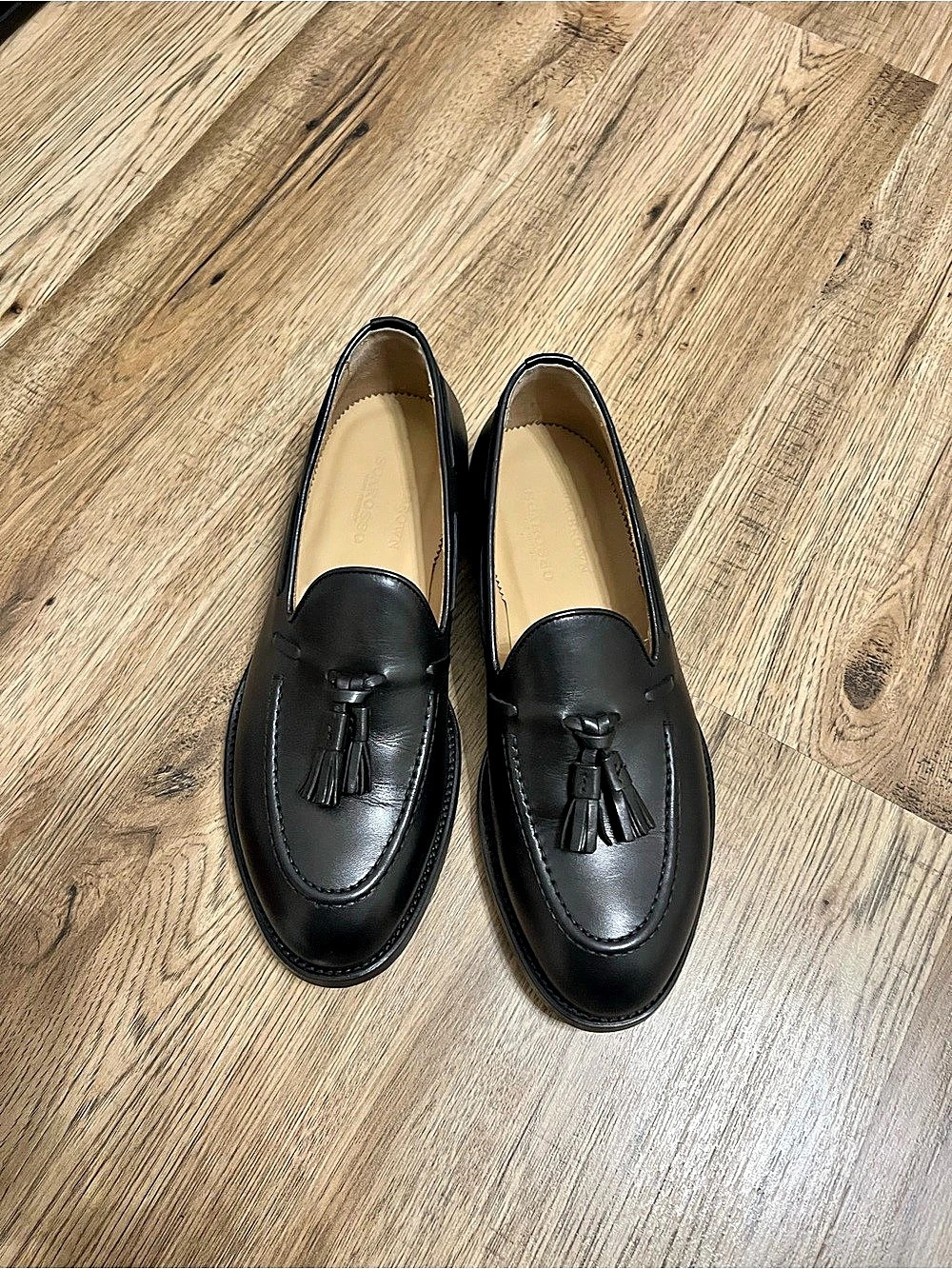 Scarossa Black Tassel Loafers US 9/5 (42/5)